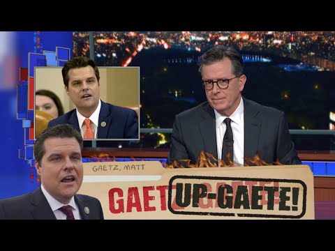 Stephen Colbert Gets Us Up To Speed About The Latest Developments In The Matt Gaetz Sex Scandal